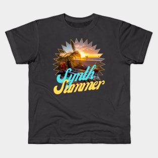 Synth summer Kids T-Shirt